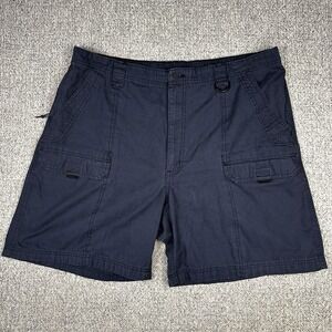 Mountain Hardwear Mens Cargo Shorts Navy Blue Sz 42 Hiking Outdoor Utility